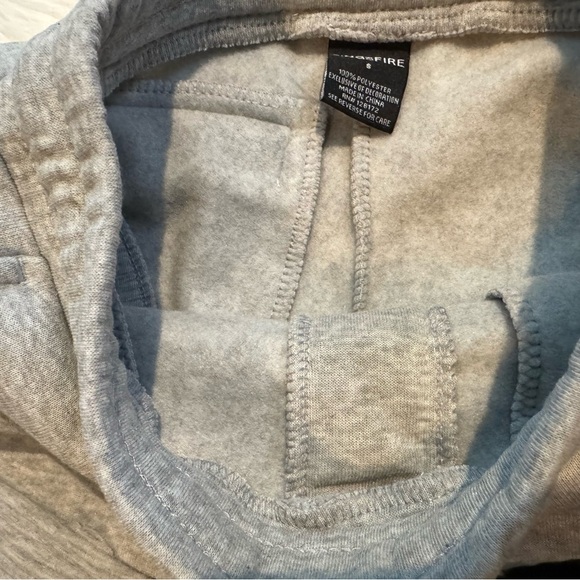 Ring of Fire Boys Moto Knit Shorts Size Small Gray Zip Pocket Drawstring NWT - Picture 4 of 5